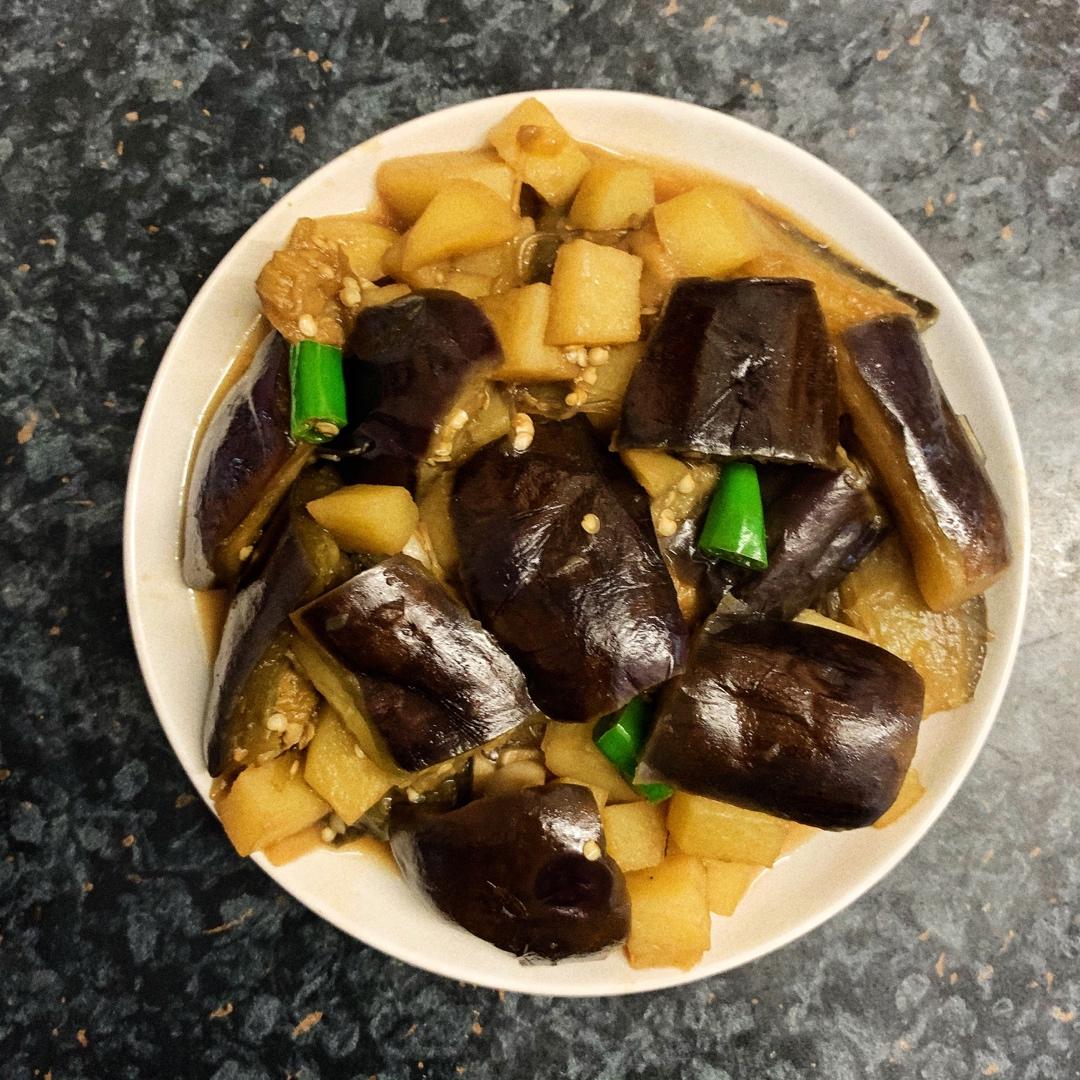 土豆炖茄子