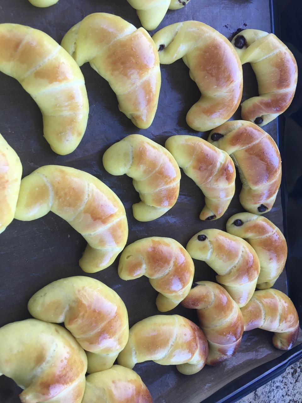 迷你百香果巧克力牛角面包