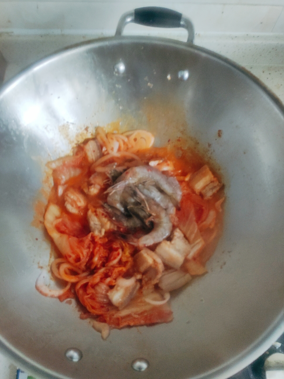 韩式海鲜豆腐汤的做法 步骤1