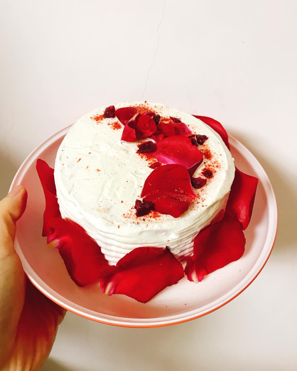 抹茶戚风螺纹蛋糕