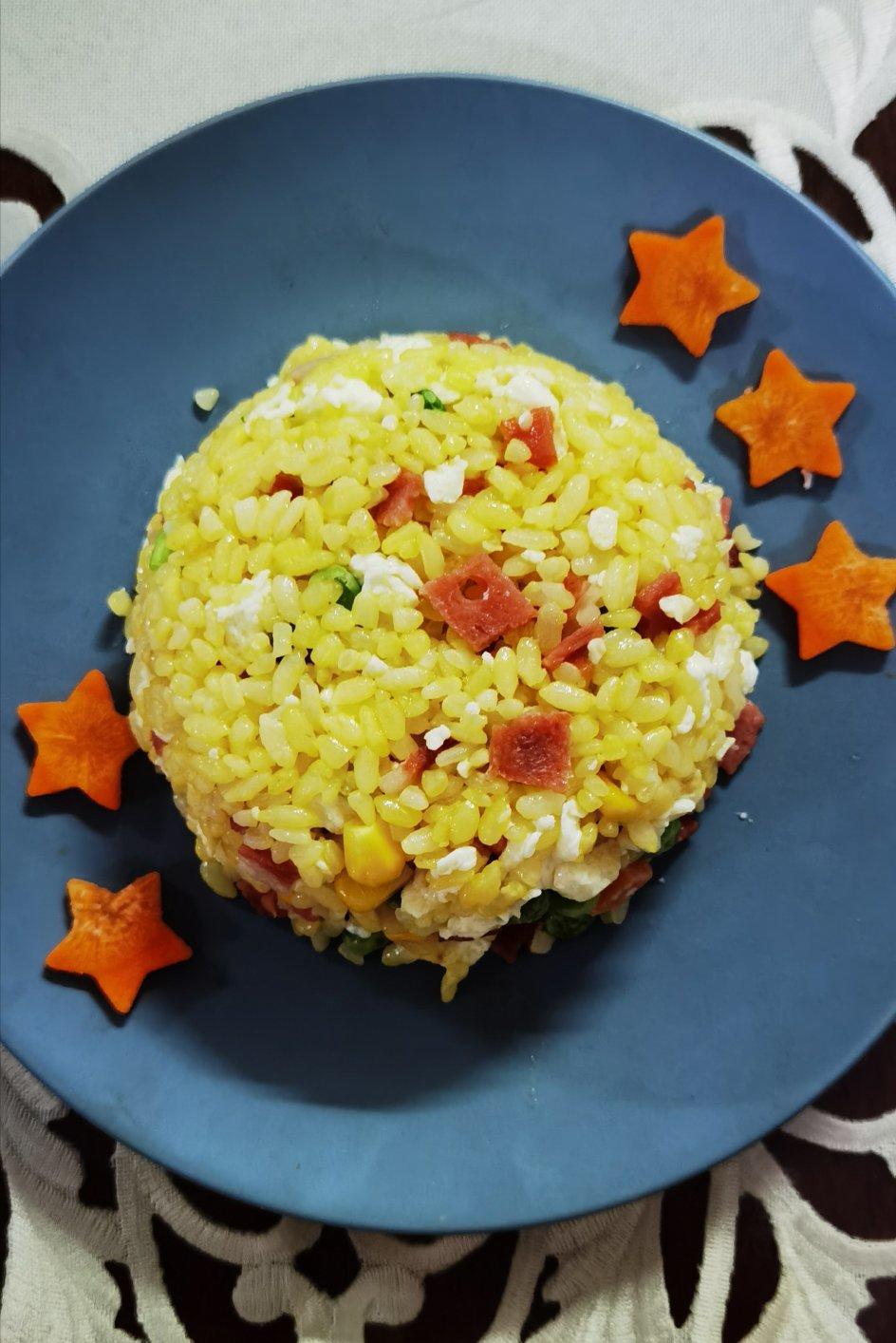 骄傲的猫咪76做的黄金蛋炒饭