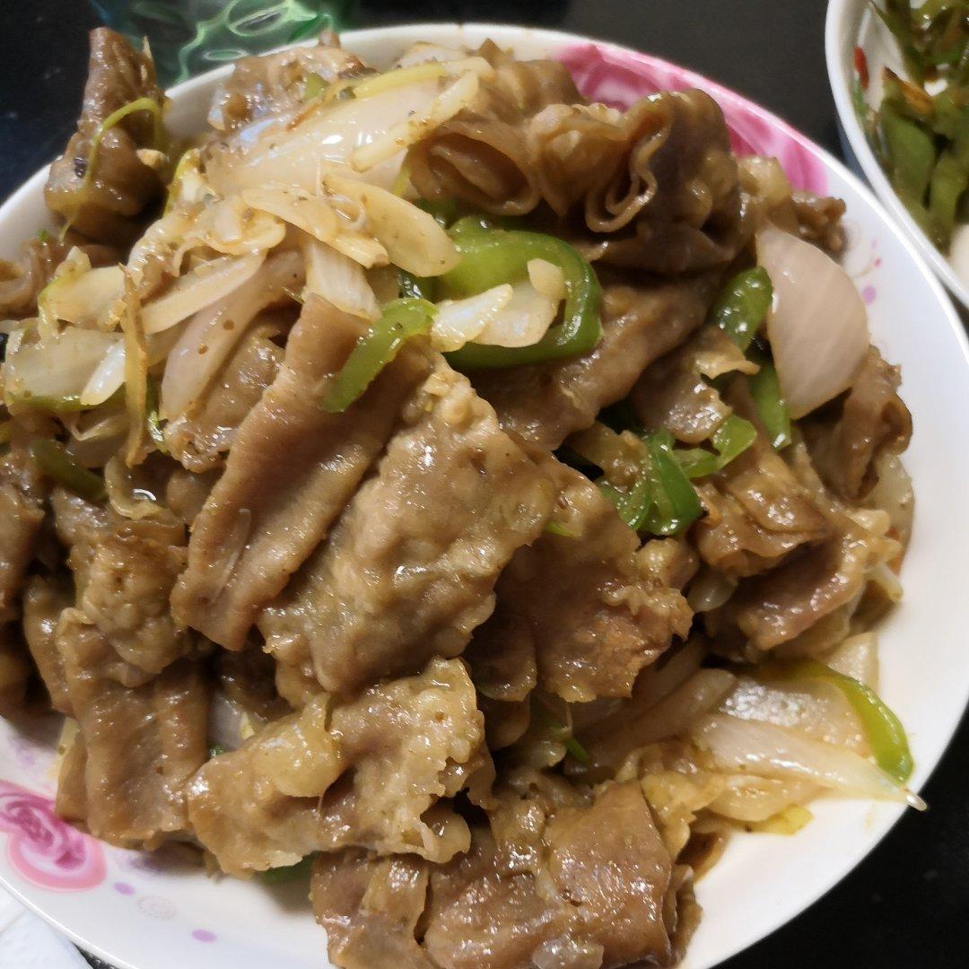 鑫墨0501做的葱爆牛肉卷