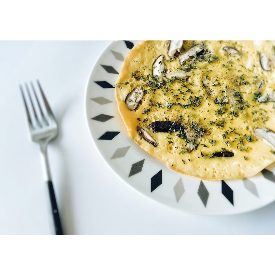蘑菇蛋饼 Mushroom Omelete