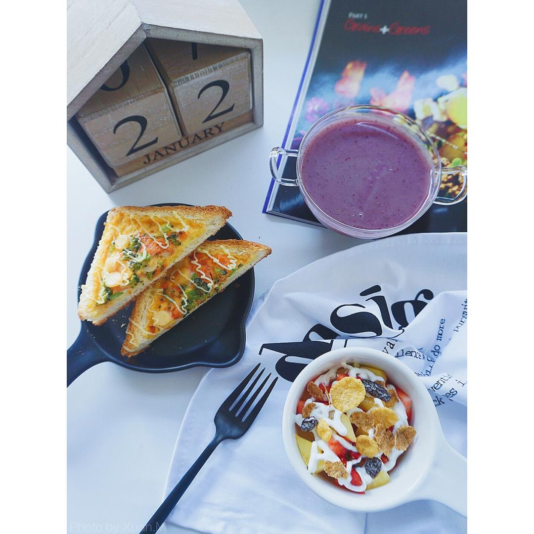 乳蛋饼厚片吐司