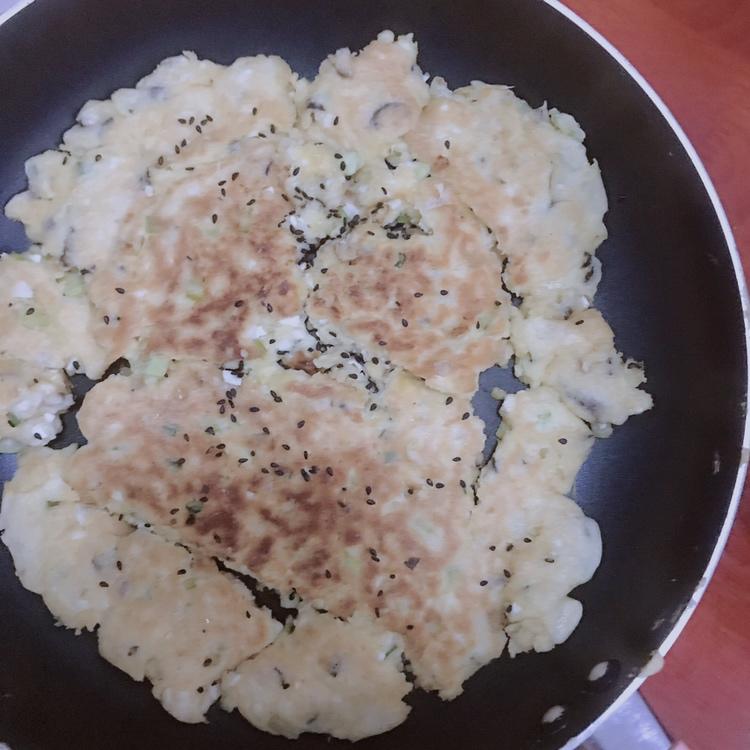 简易豆腐鸡蛋饼