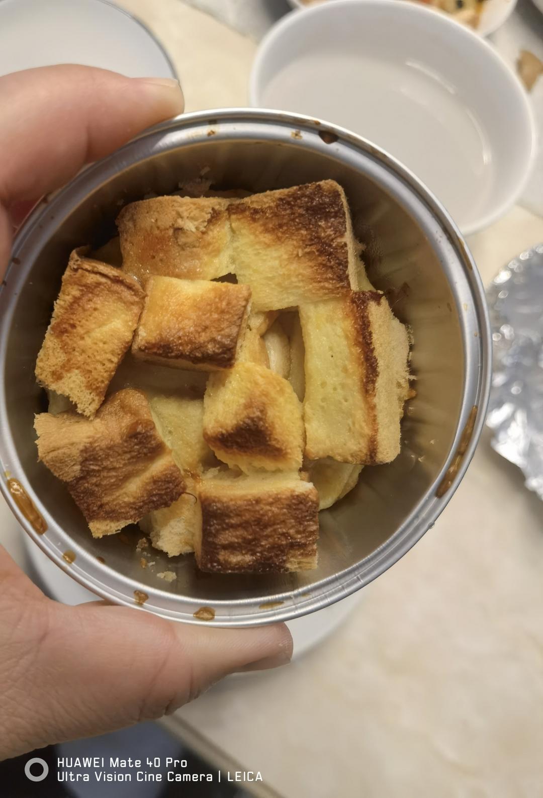 吐司烤布丁（空气炸锅版）