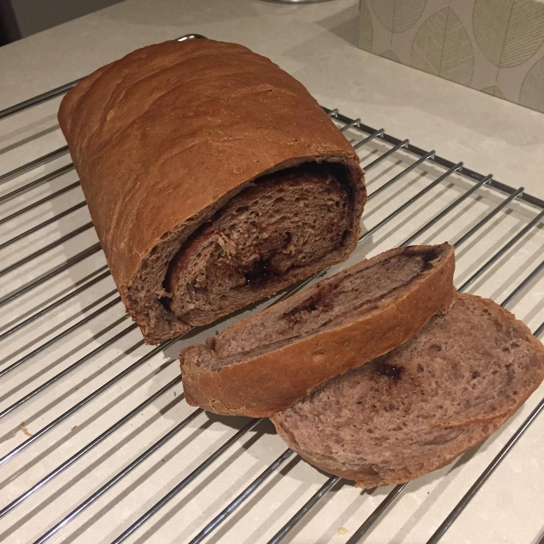火遍Instagram的爆浆巧克力吐司~附原味吐司配方
