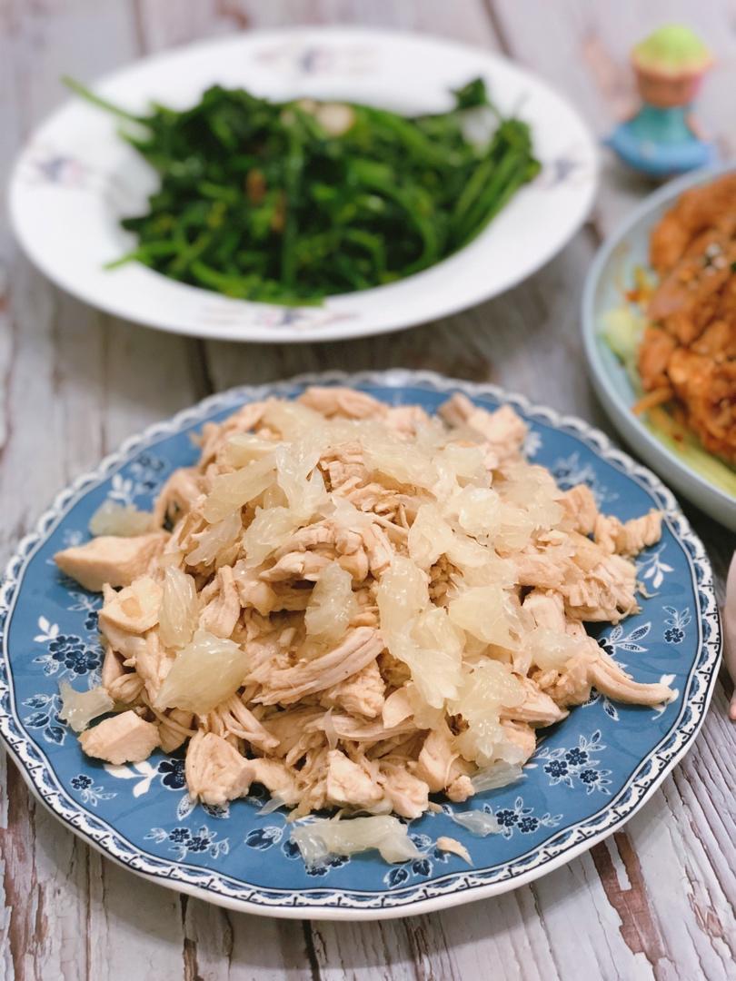 王一博♡柚子鸡肉沙拉