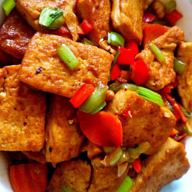 家常煎豆腐