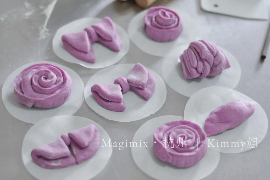紫薯花式馒头