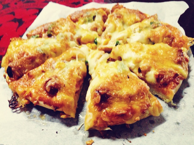 新奥尔良鸡腿肉批萨