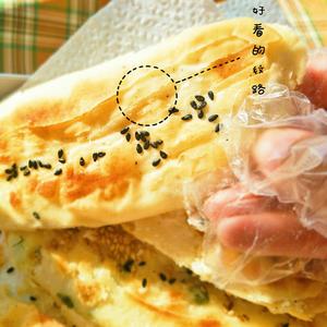 超级酥脆的「椒盐饼」电饼铛版  大学食堂同款掉渣酥饼！简单易学！的做法 步骤13