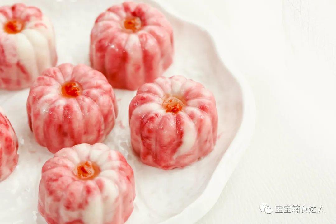 甜菜根山药糕【宝宝辅食】的做法