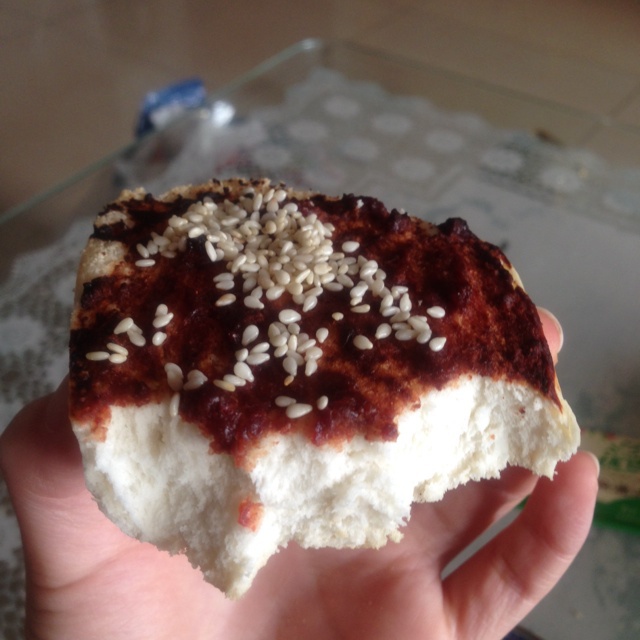 腐乳烤馒头片