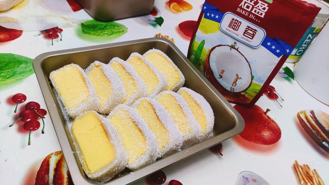 简单好吃❄️白雪糯米糍蛋糕🍰