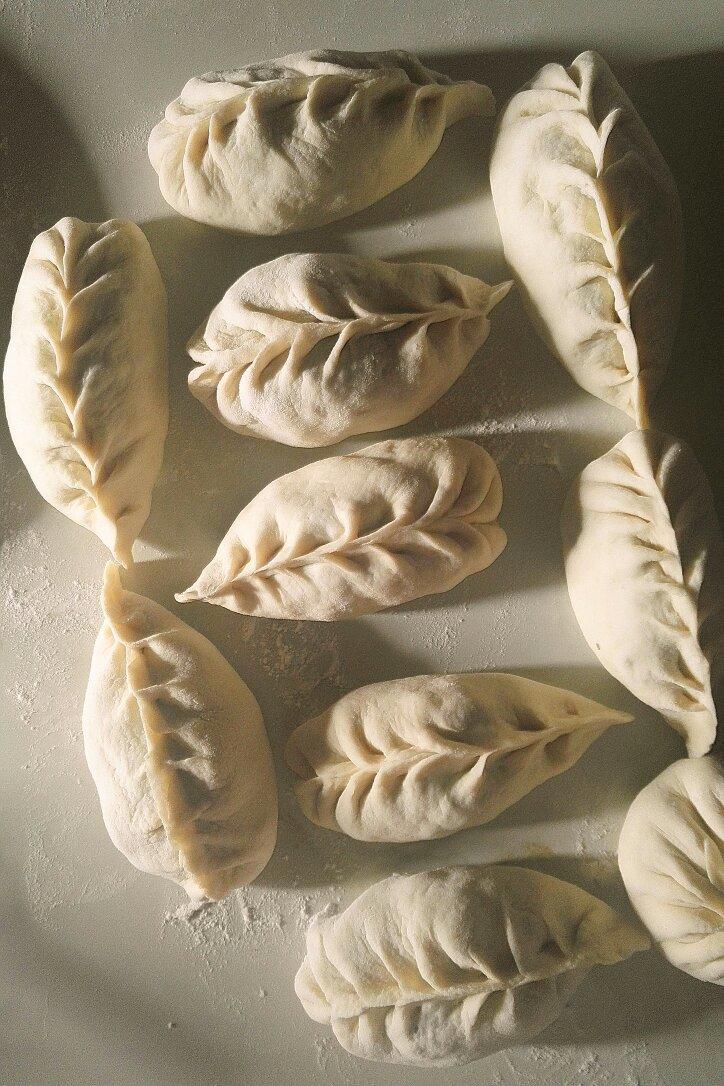 花样饺子包法视频