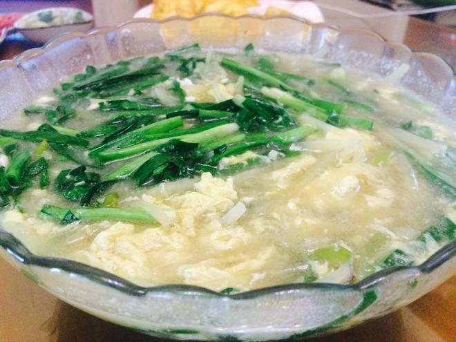土豆丝韭菜鸡蛋汤的做法