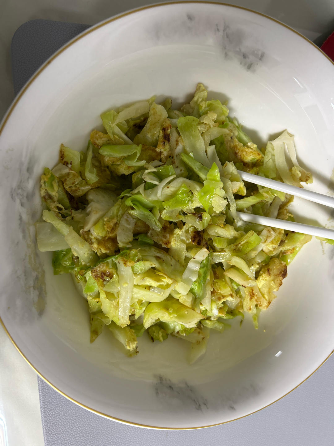 🔥一人食｜低卡减脂包菜鸡蛋饼（减肥党必学❗️）