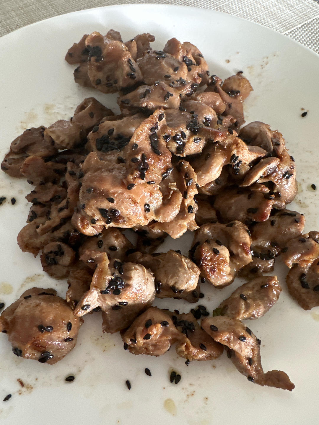 孜然鸡胗