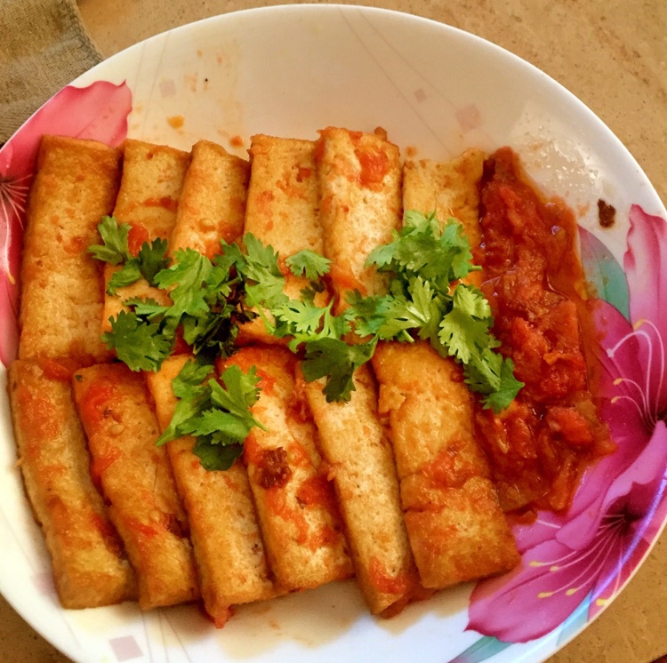 糖醋脆皮豆腐