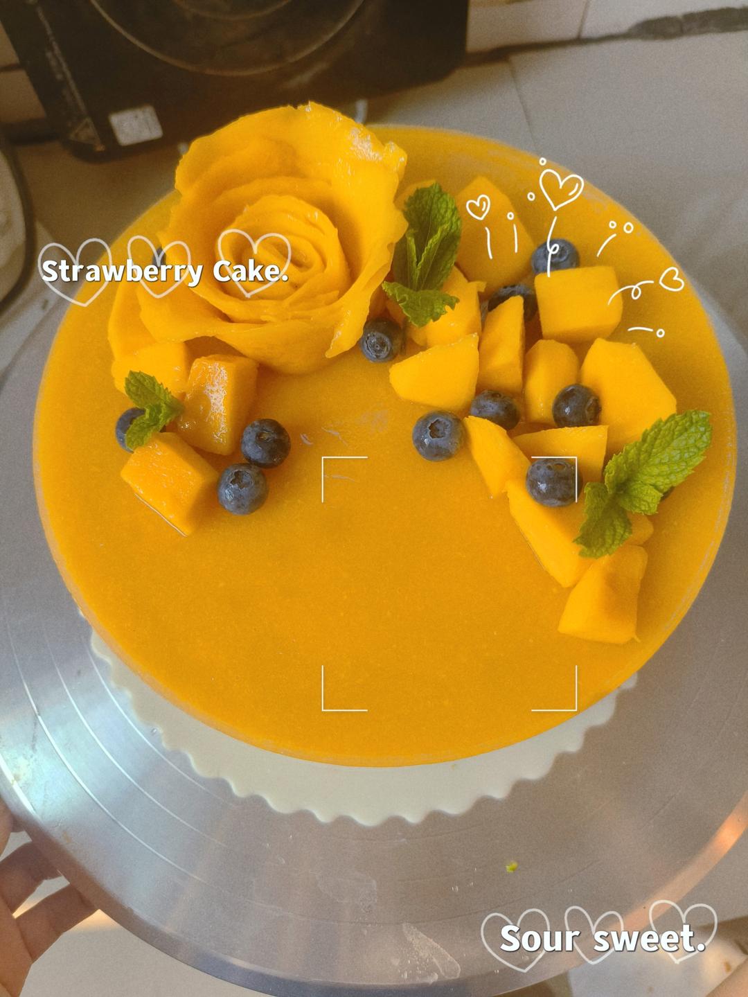 芒果慕斯蛋糕🍰（8寸）