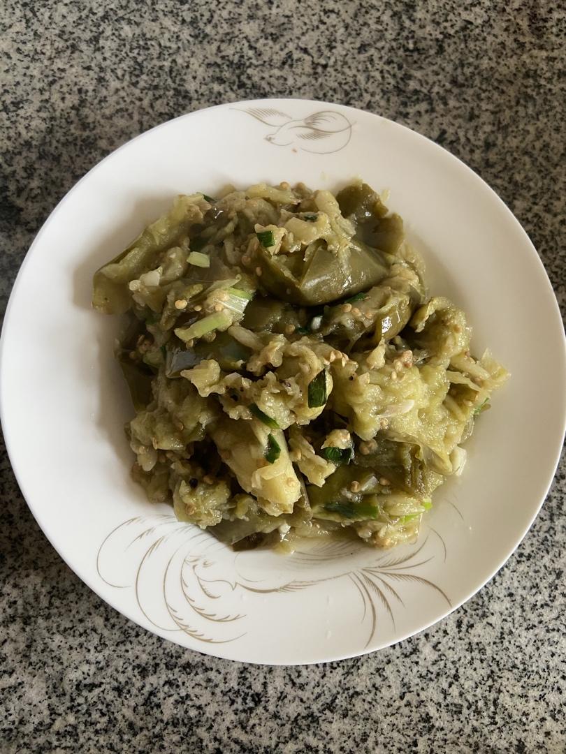 蒸茄子「青茄子」