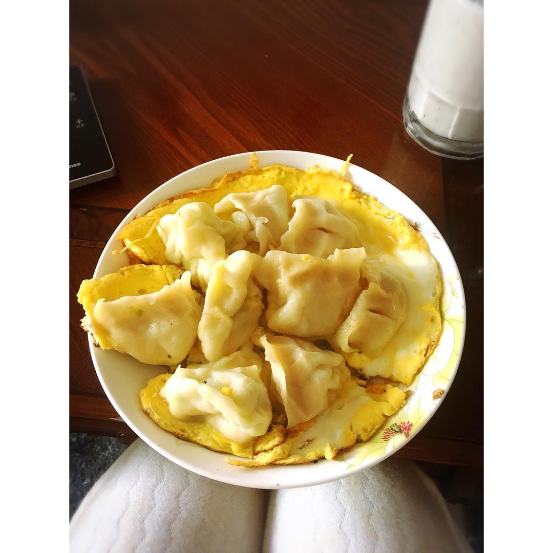 鸡蛋煎饺（零失败）