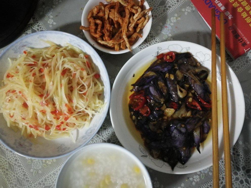 红烧肉沫茄子