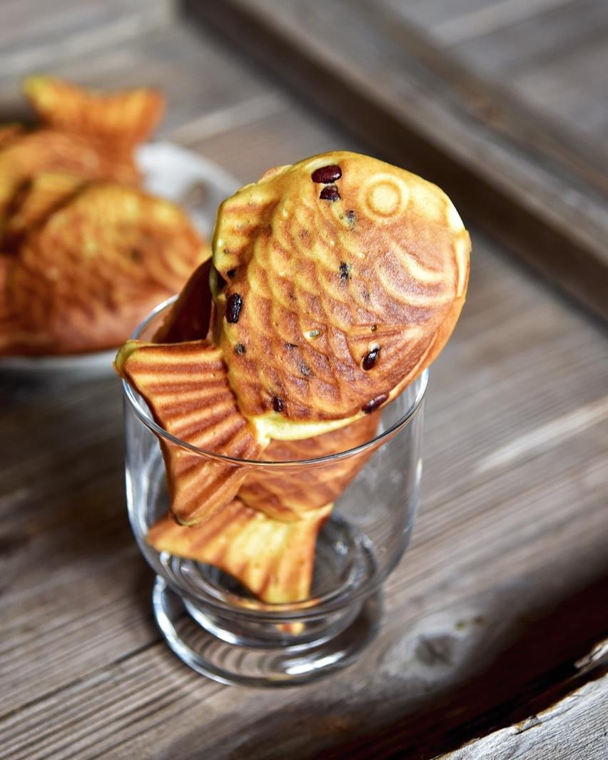 蜂蜜红豆麻薯鲷鱼烧—Kenwood松饼机