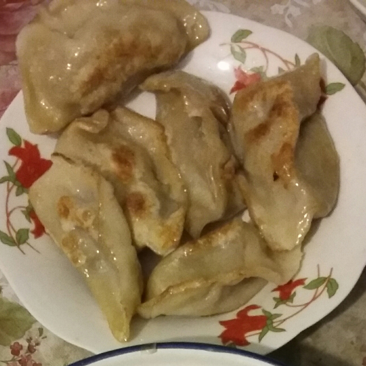 煎饺子