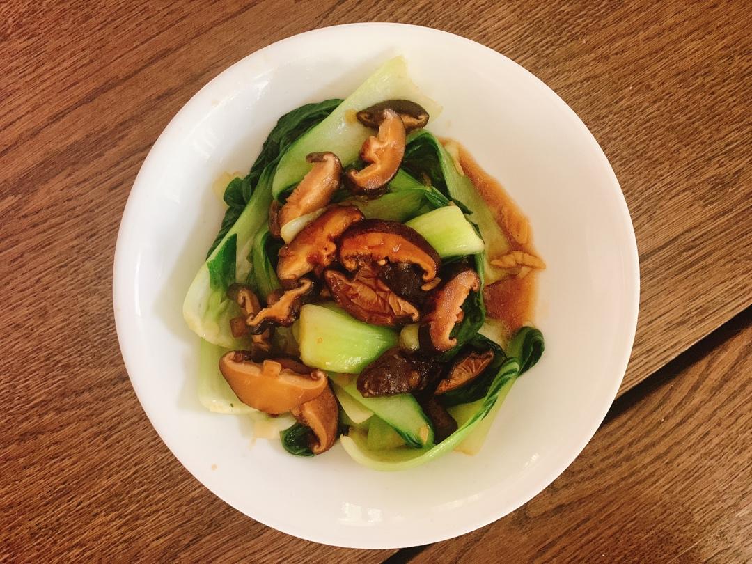 蚝油香菇上海青