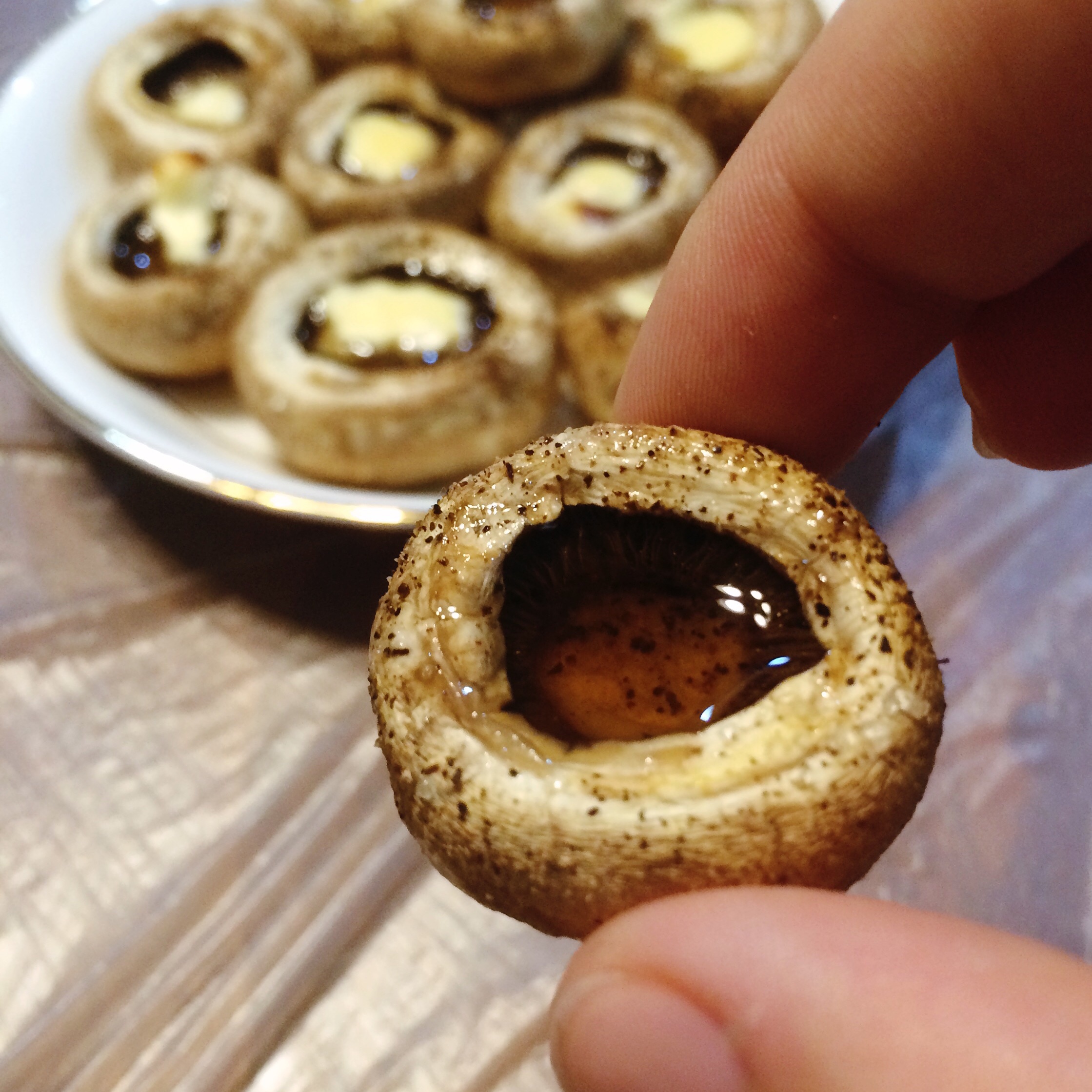 烤蘑菇