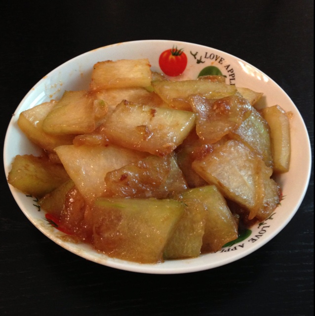 蚝油焖冬瓜