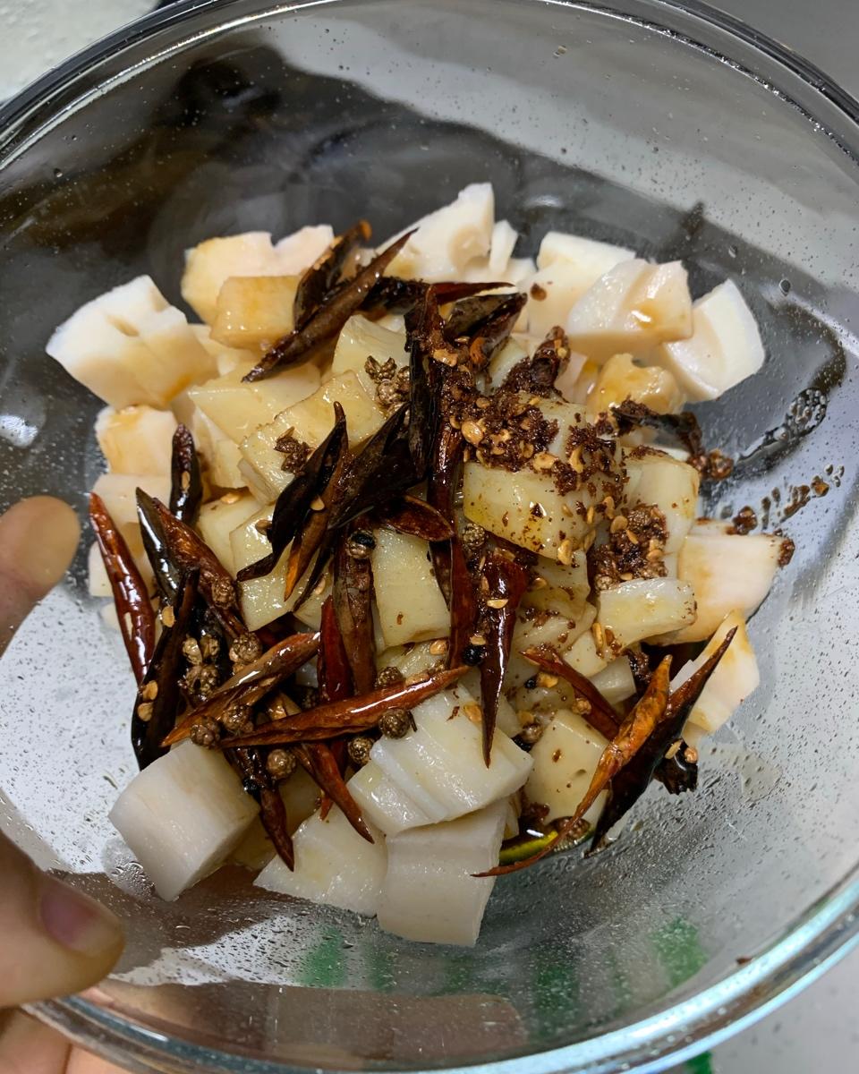 开胃好吃🥳非常下饭😋的一道“凉拌炝藕丁”