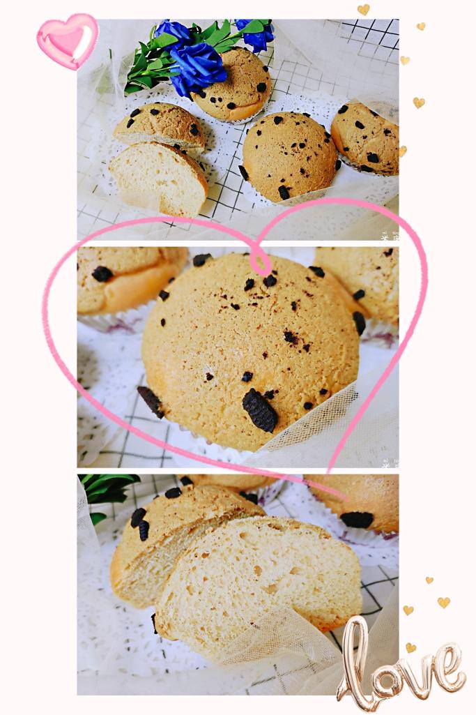 #餐包&花式#咖啡墨西哥面包的做法