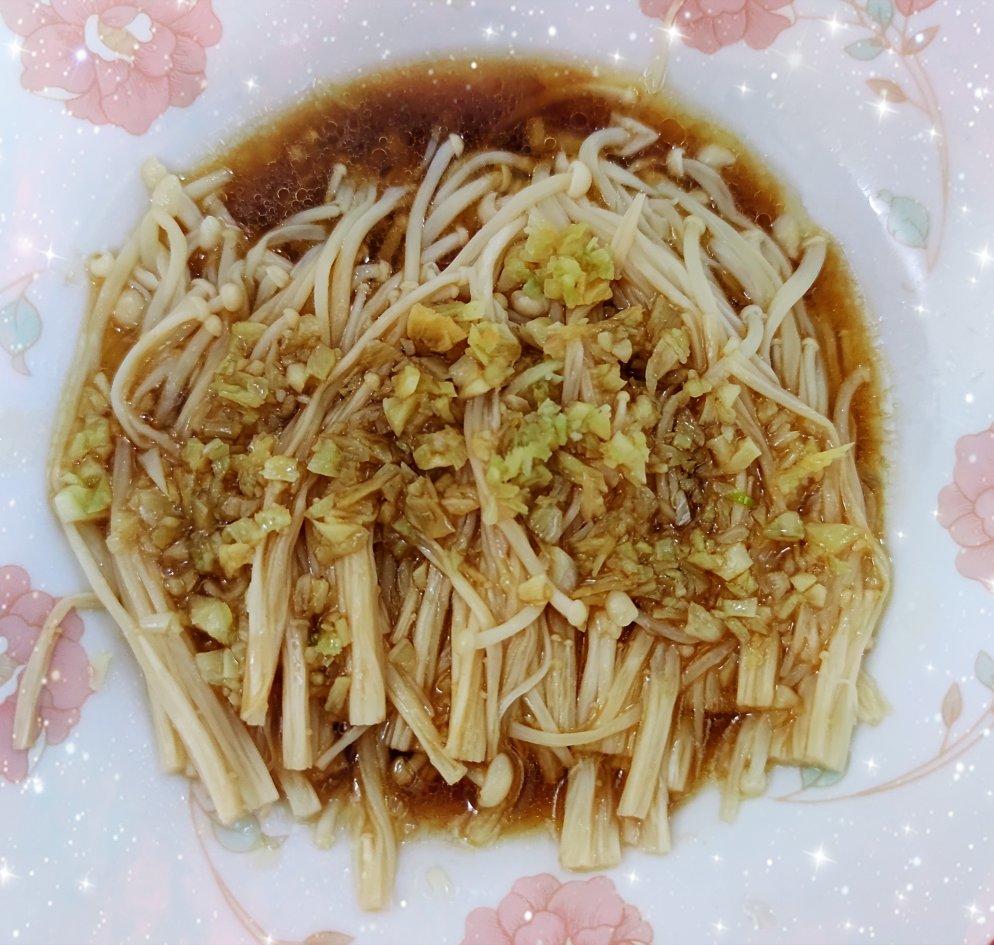 蒜蓉蒸金针菇