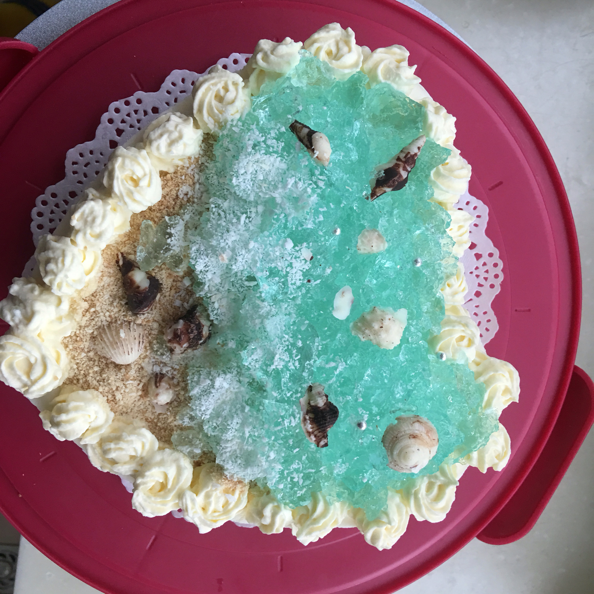 海洋酸奶慕斯蛋糕