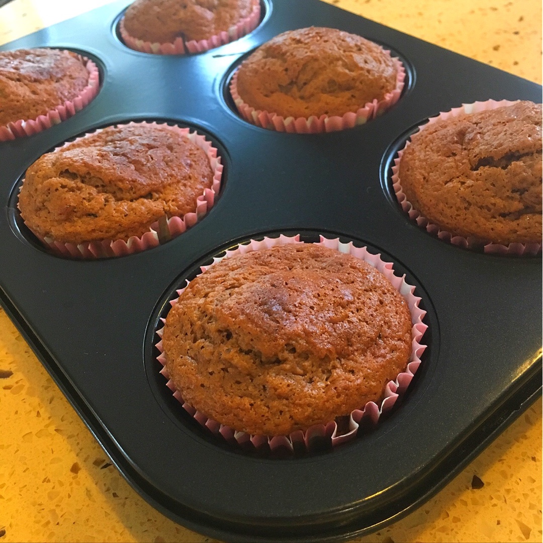 朗姆酒可可香蕉玛芬