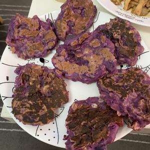 无油紫薯燕麦饼（减脂美食）的做法 步骤5