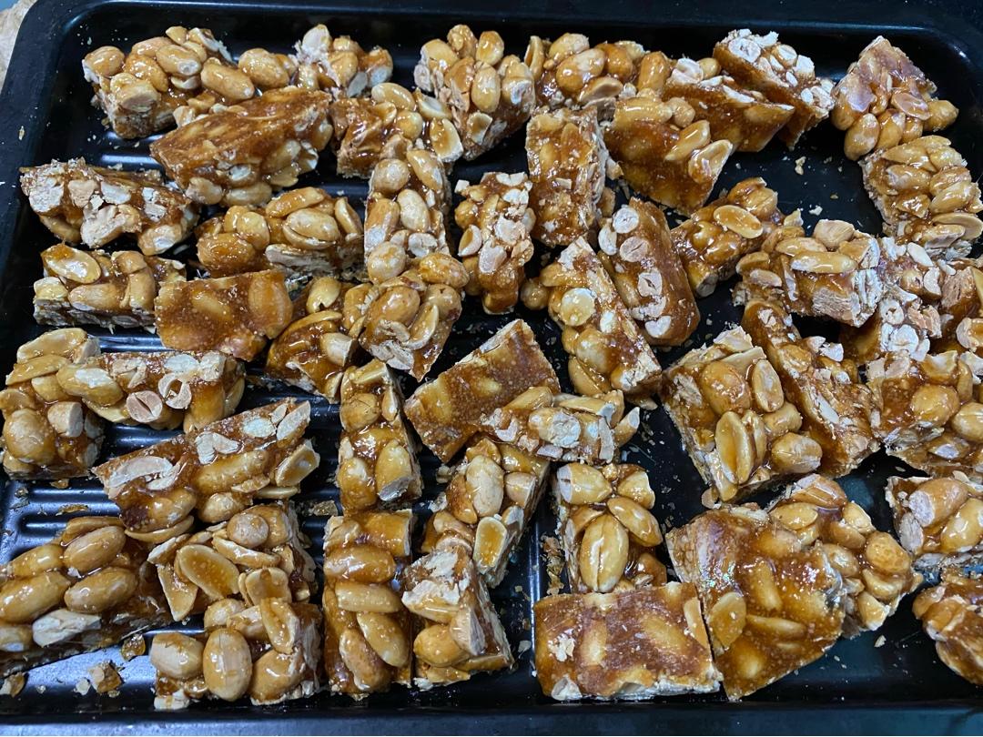 无水无油香脆花生糖