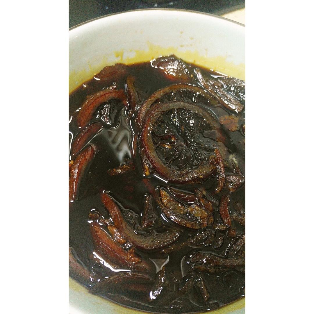 陈皮冰糖炖柠檬