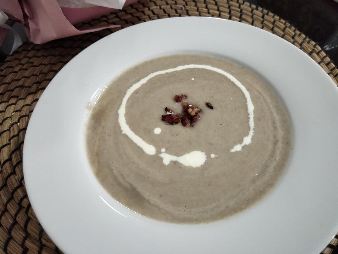 鸡茸奶油蘑菇汤