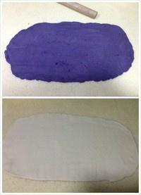 双色紫薯贡菜肉包的做法 步骤6