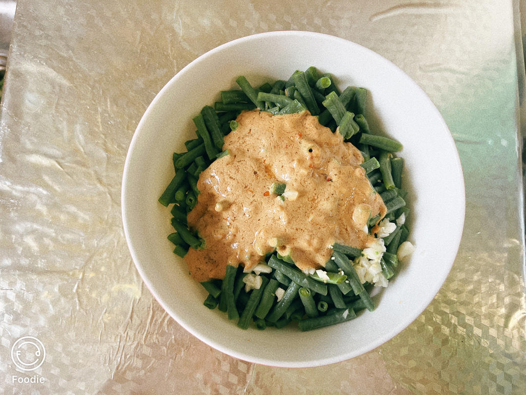 夏日素食凉拌豇豆