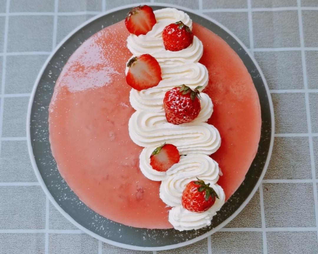 草莓慕斯【自制草莓酱版】的做法