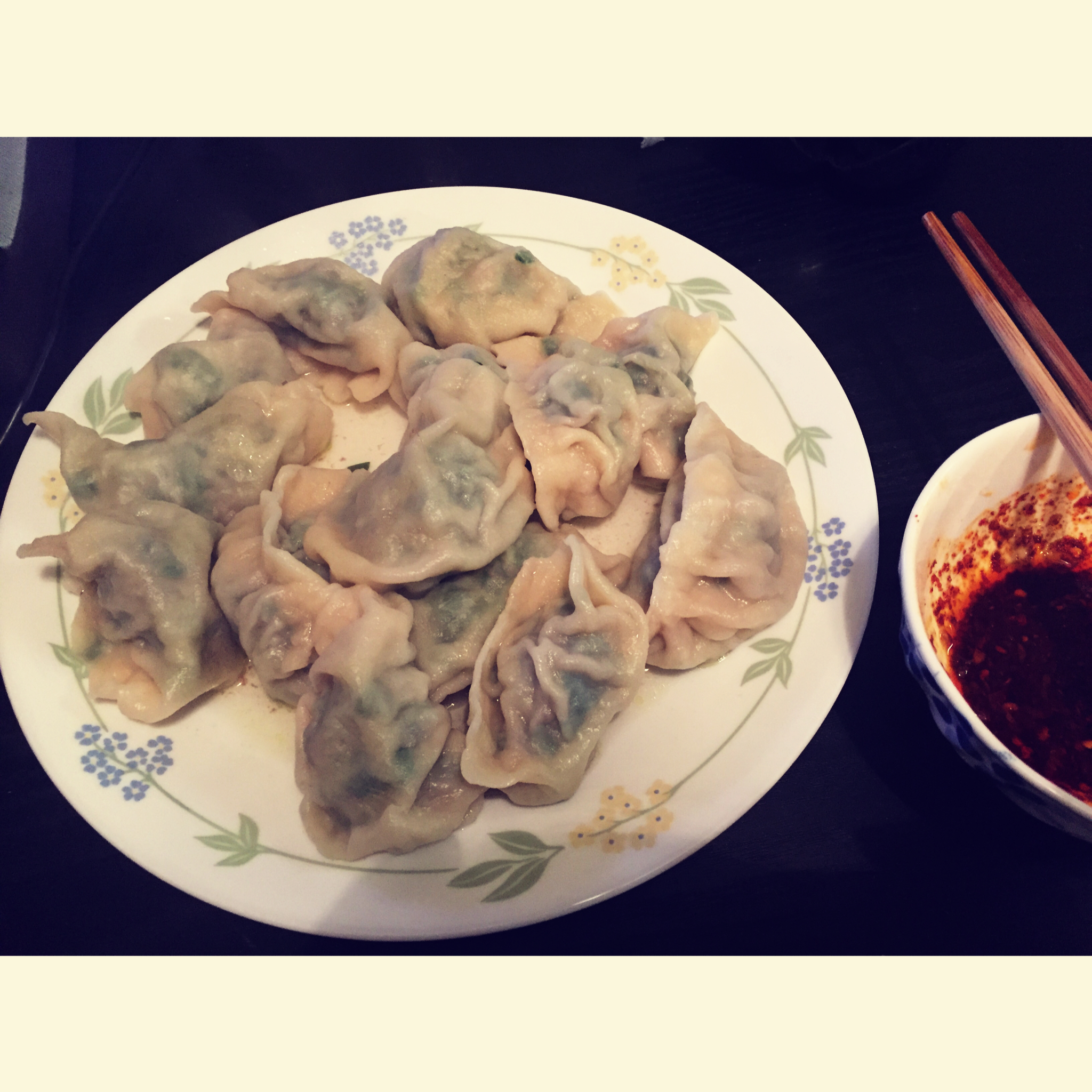 韭菜馅饺子