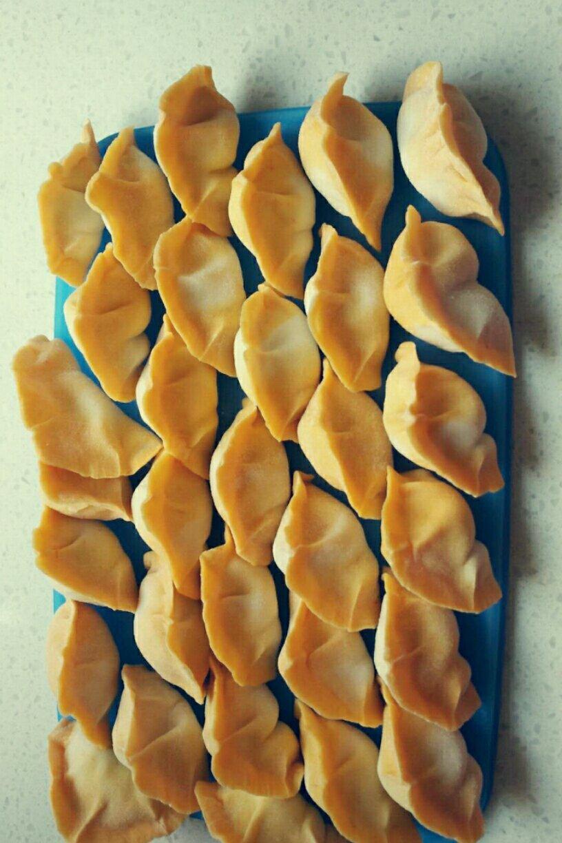 白菜饺子详细包法