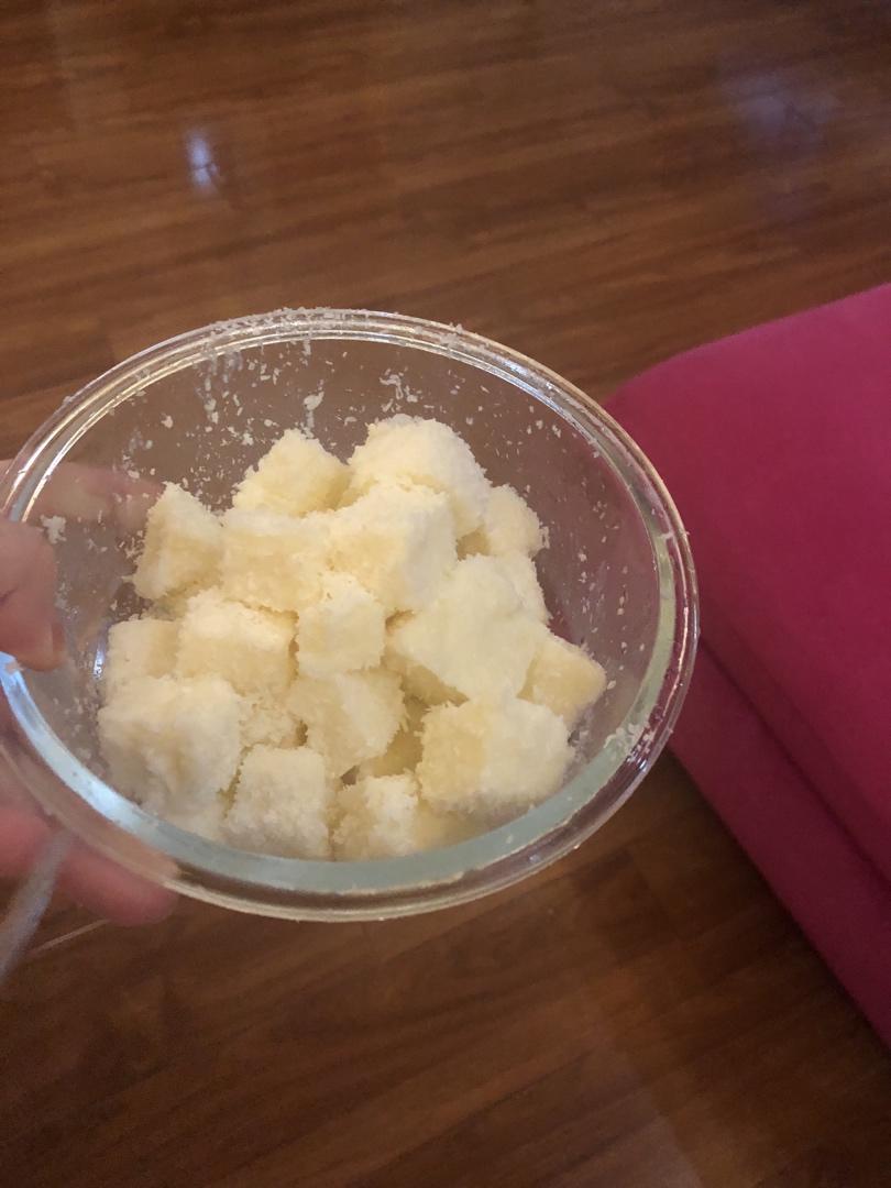 椰蓉牛奶小方