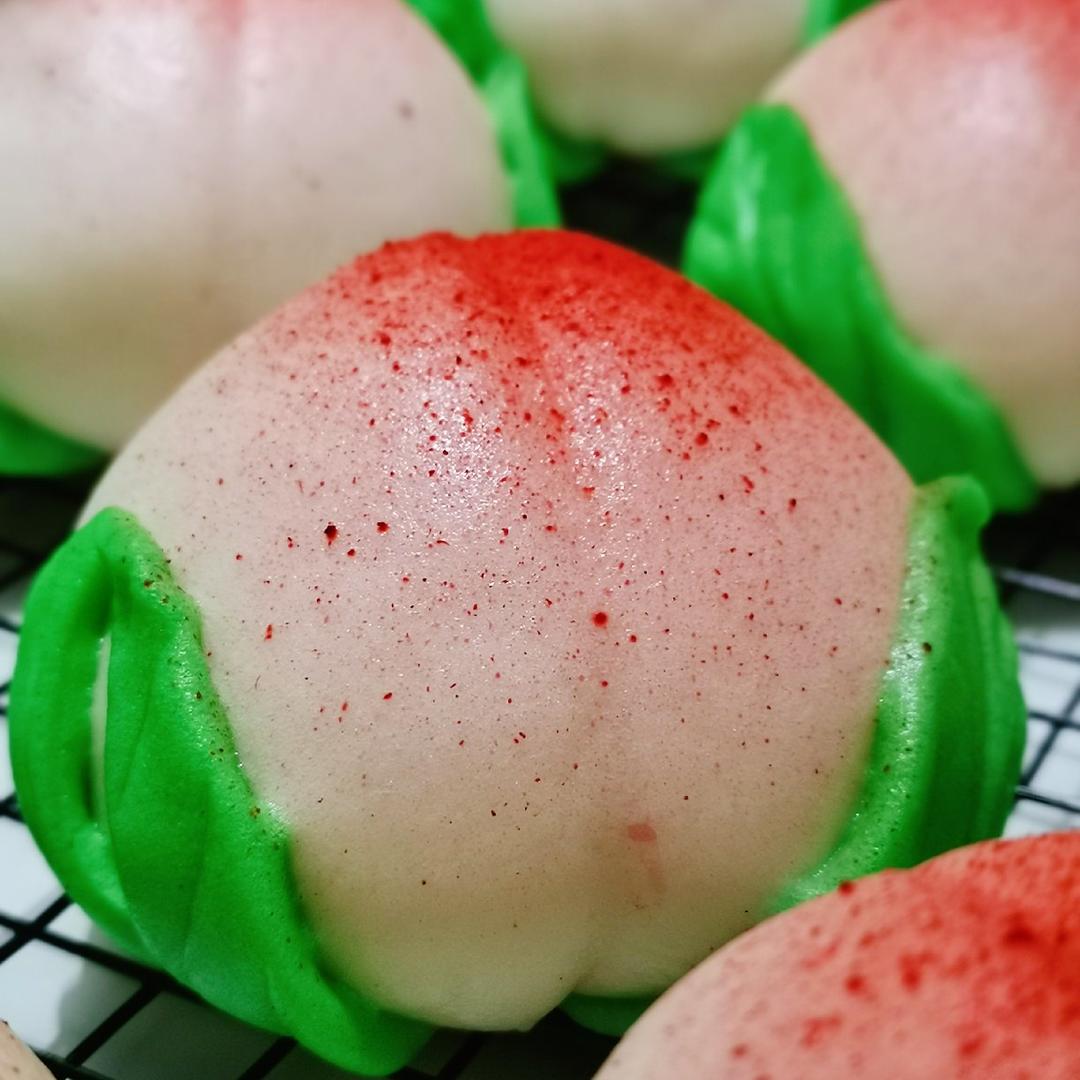 【寿桃包】中国人最传统的生日蛋糕，好惊艳！