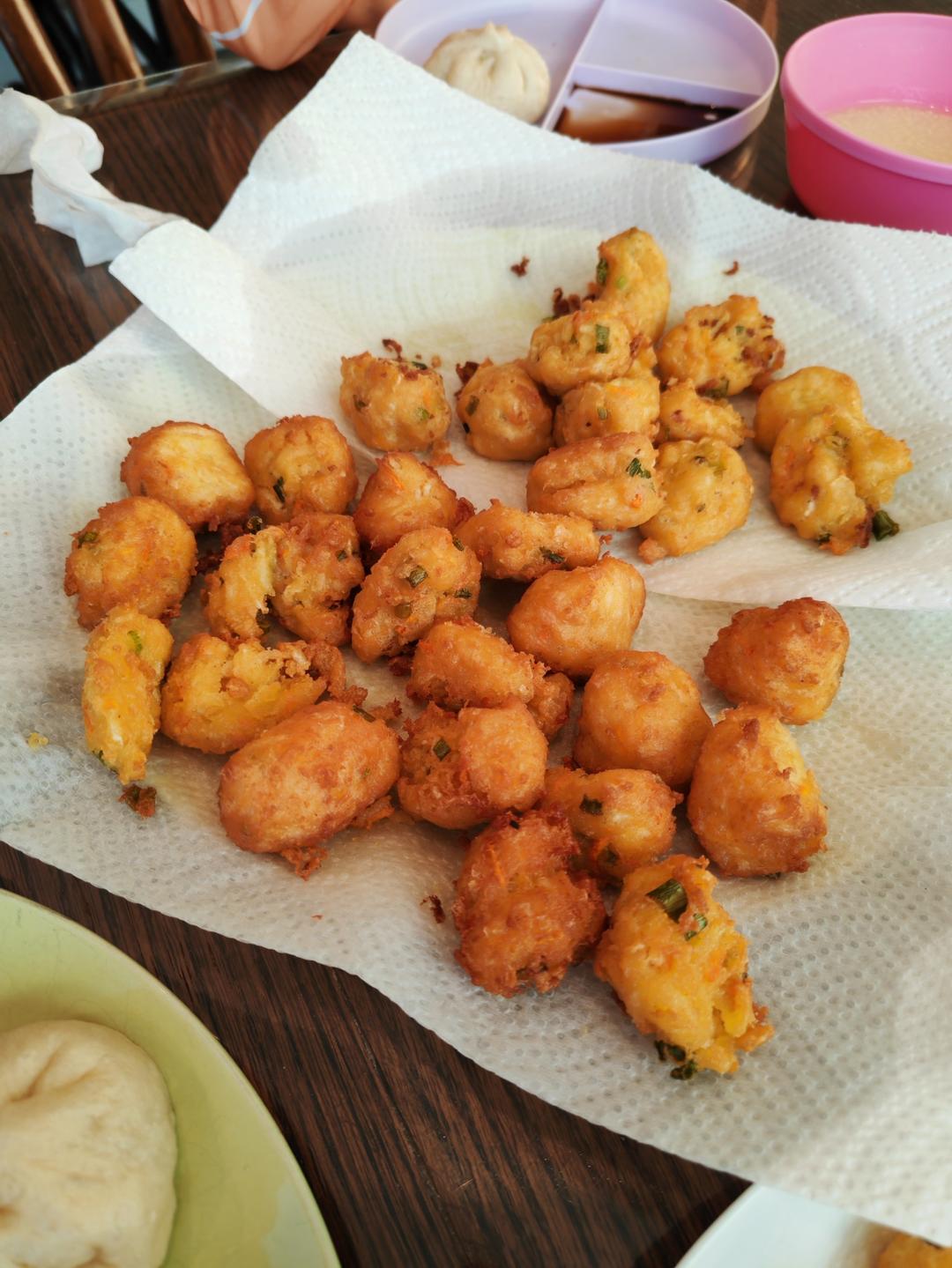 经典家常炸萝卜素丸子（不油腻外焦里软）炸豆腐丸子